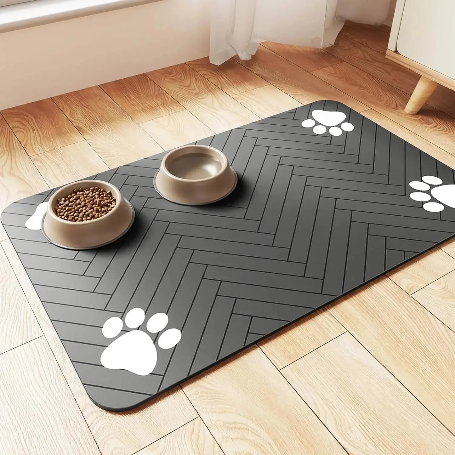 PawDry™ Quick-Dry Pet Feeding Mat