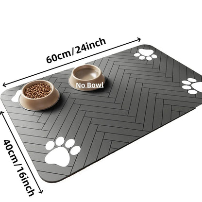 PawDry™ Quick-Dry Pet Feeding Mat