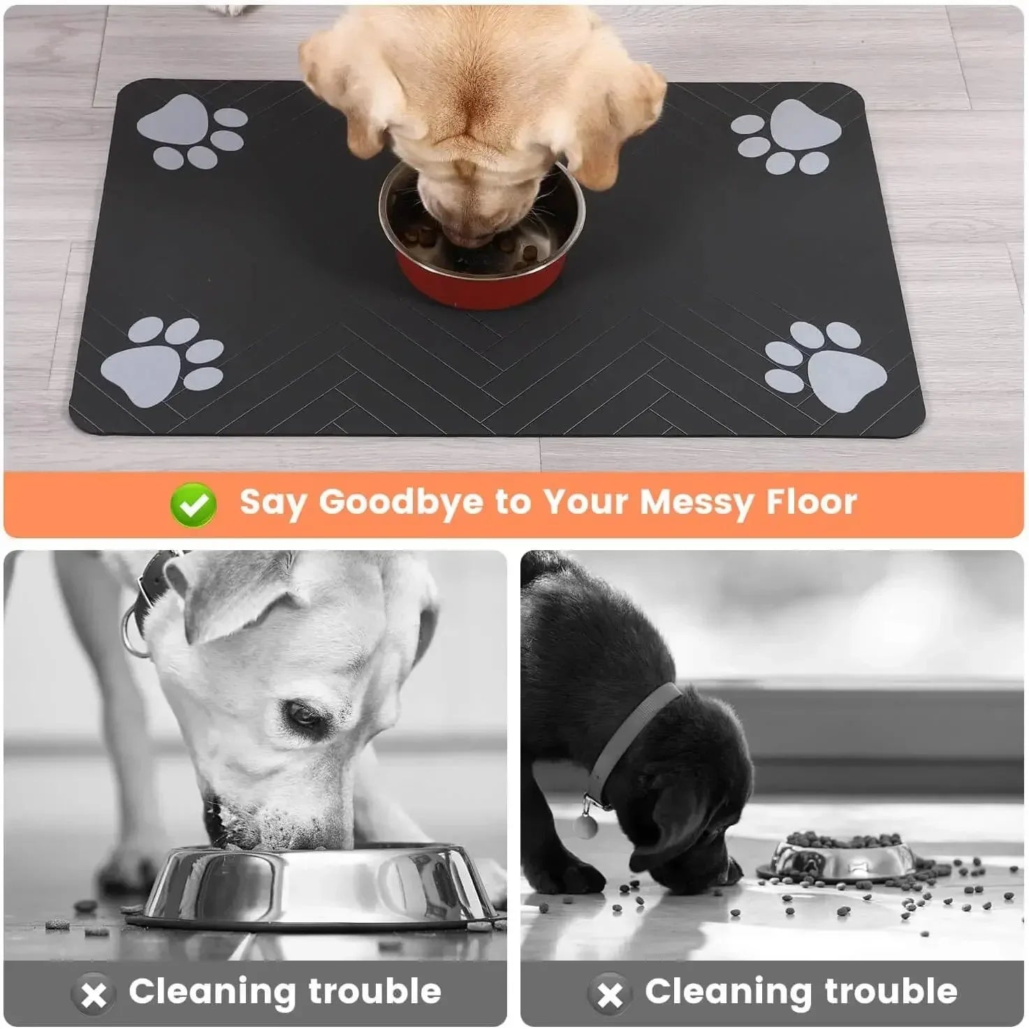 PawDry™ Quick-Dry Pet Feeding Mat
