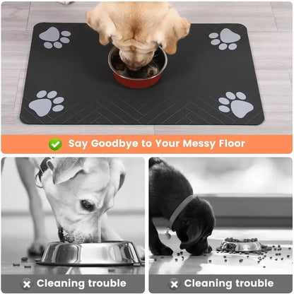 PawDry™ Quick-Dry Pet Feeding Mat