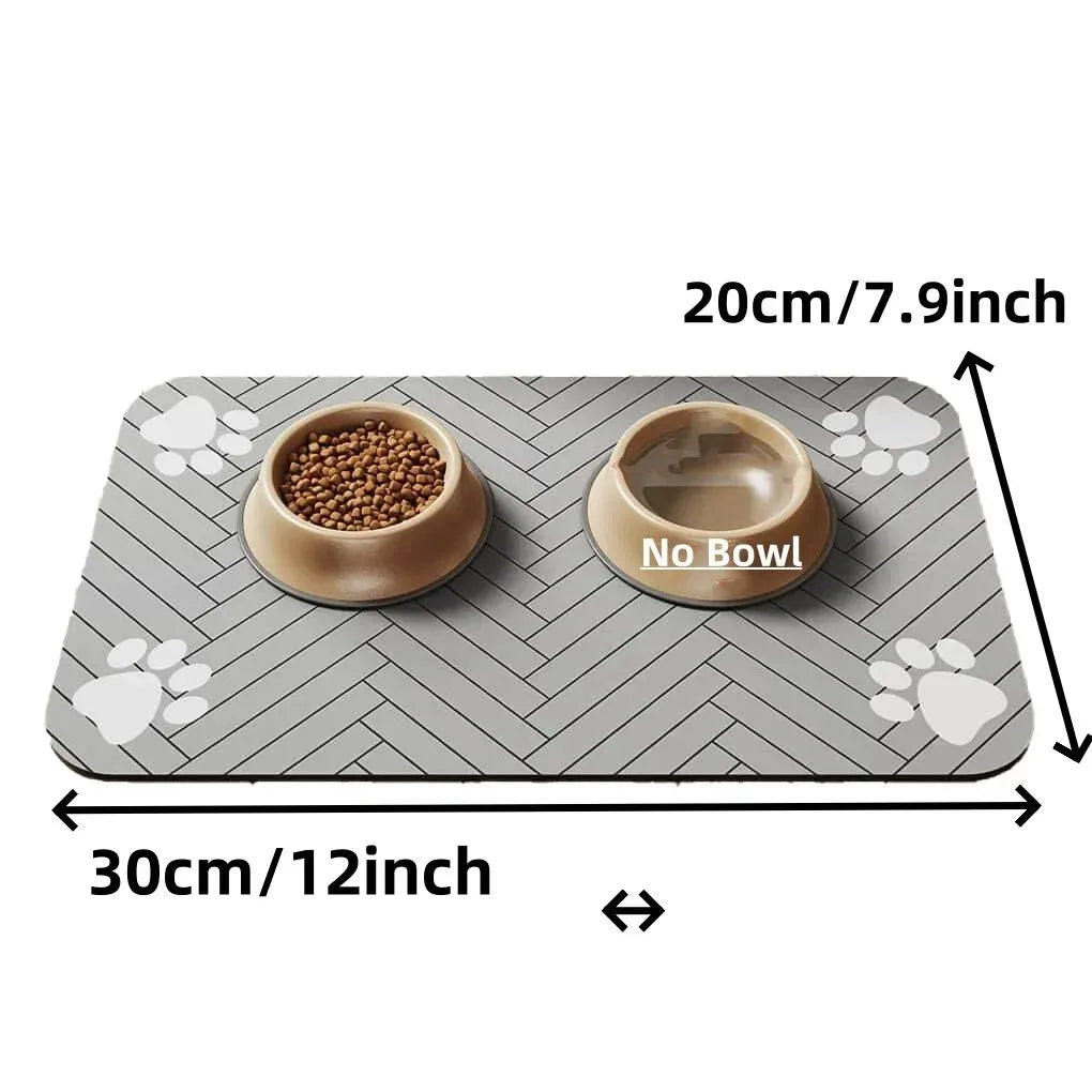 PawDry™ Quick-Dry Pet Feeding Mat