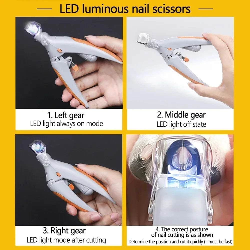 PawTrim™ LED Pet Nail Clipper