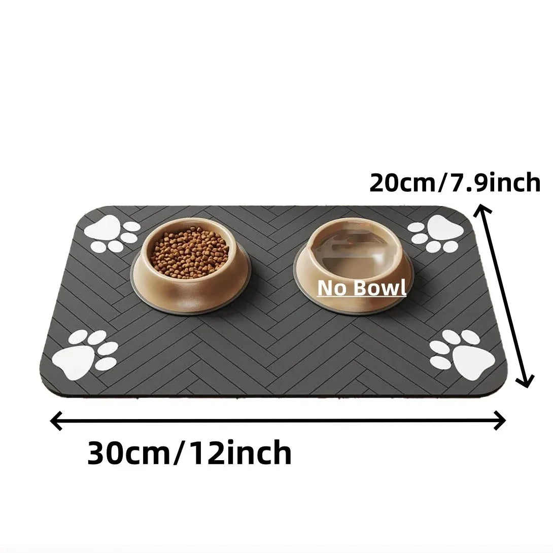 PawDry™ Quick-Dry Pet Feeding Mat